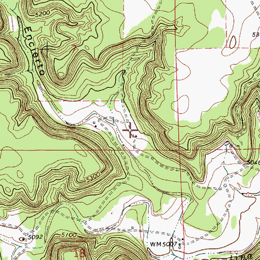 Topographic Map of Romero, NM