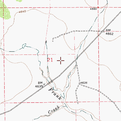 Topographic Map of Eggert, NM
