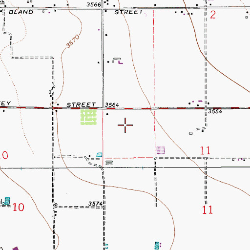 Topographic Map of 13291 Water Well, NM
