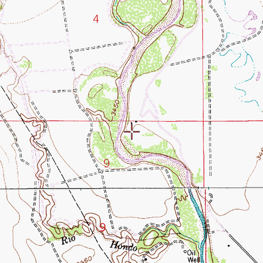 Topographic Map of 06106 Water Well, NM
