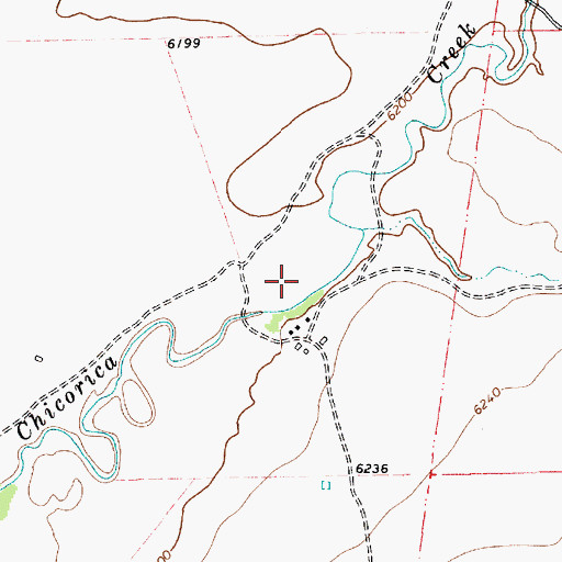 Topographic Map of Moore, NM