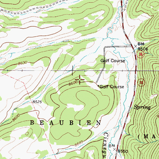 Topographic Map of Monte Verde Unit One, NM