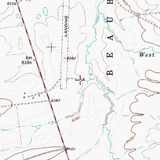 Topographic Map of Monte Verde Unit Two, NM