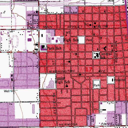 Topographic Map of Saint Anthony Roman Catholic Church, NM