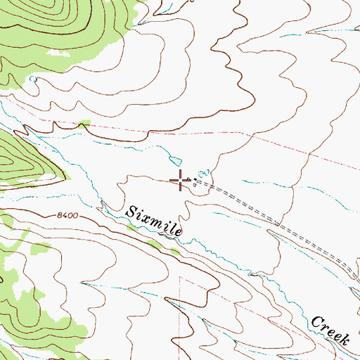 Topographic Map of Gorman, NM