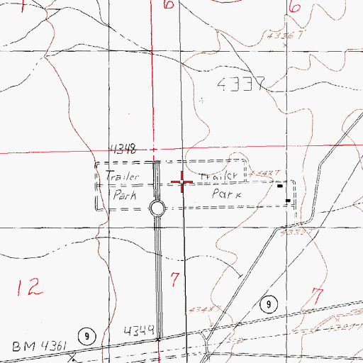 Topographic Map of Windmill, NM