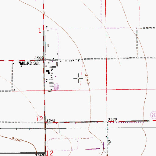 Topographic Map of 13225 Water Well, NM