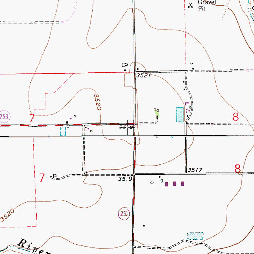 Topographic Map of 13340 Water Well, NM