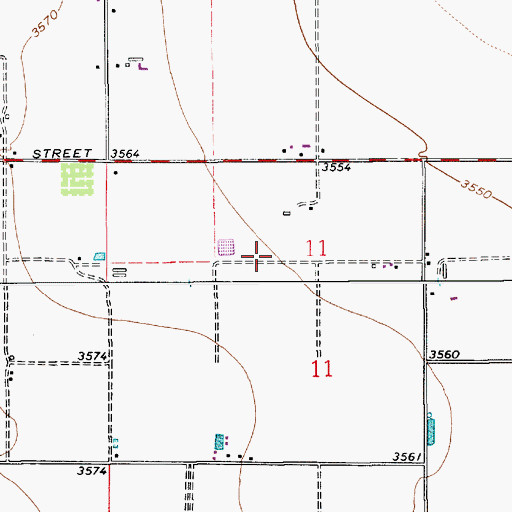Topographic Map of 13293 Water Well, NM