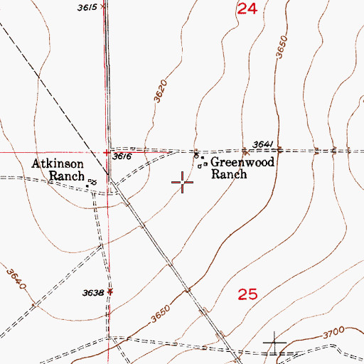 Topographic Map of 10835 Water Well, NM