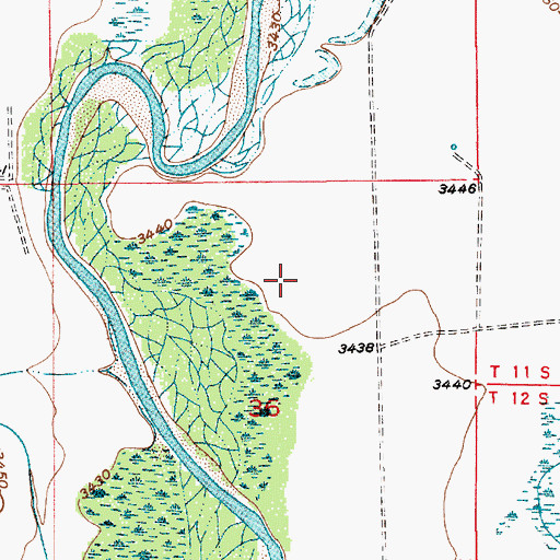 Topographic Map of 12905 Water Well, NM