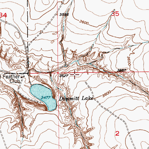 Topographic Map of 12930 Water Well, NM