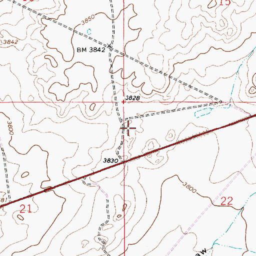 Topographic Map of 06235 Water Well, NM
