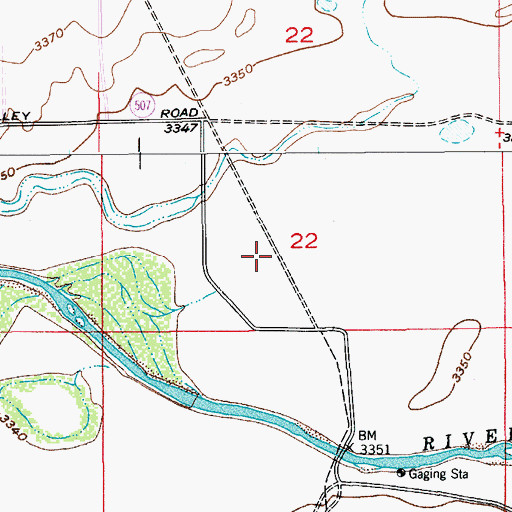 Topographic Map of 12827 Water Well, NM