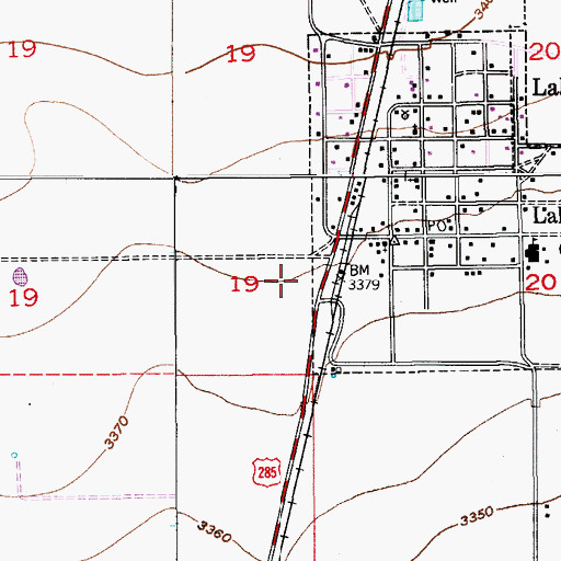 Topographic Map of 05346 Water Well, NM