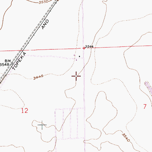 Topographic Map of 07002 Water Well, NM