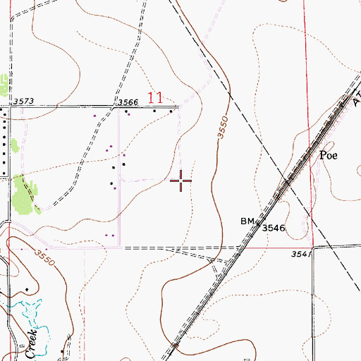 Topographic Map of 12971 Water Well, NM