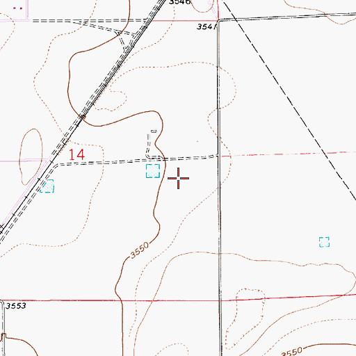 Topographic Map of 12981 Water Well, NM