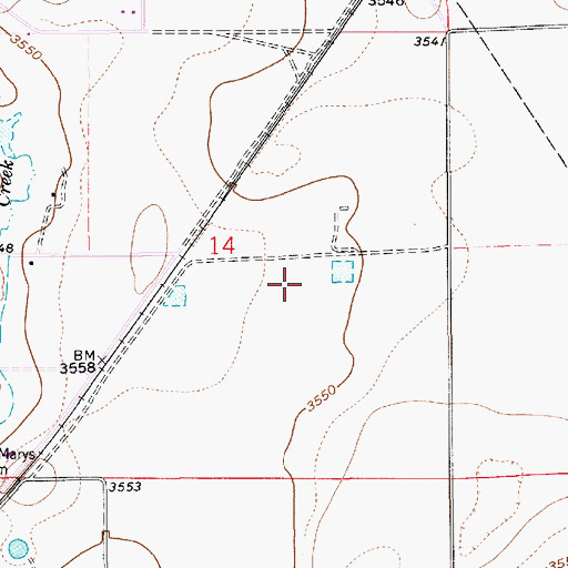 Topographic Map of 12980 Water Well, NM