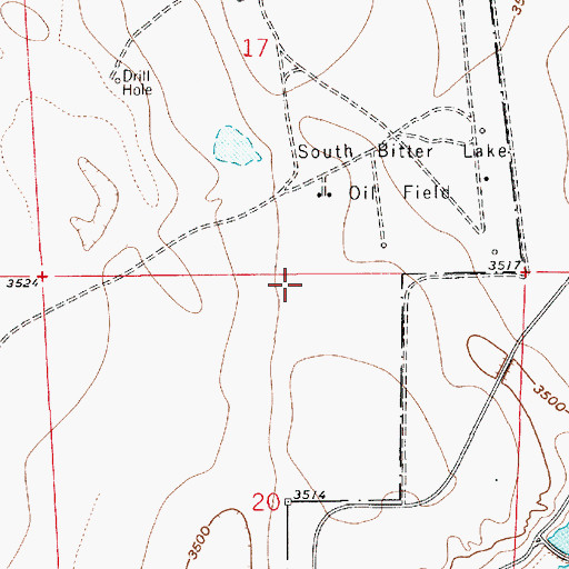 Topographic Map of 05065 Water Well, NM