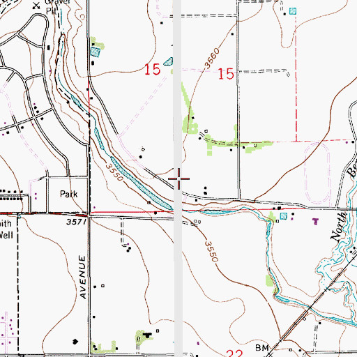 Topographic Map of 12983 Water Well, NM