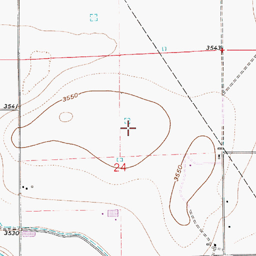Topographic Map of 13011 Water Well, NM