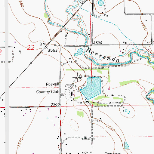 Topographic Map of 06011 Water Well, NM