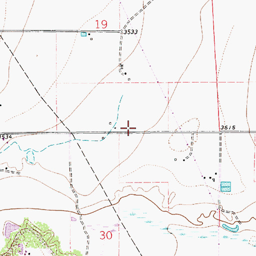 Topographic Map of 06030 Water Well, NM