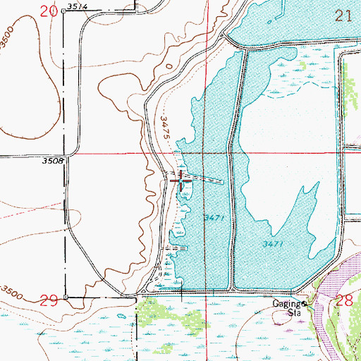 Topographic Map of 05068 Water Well, NM