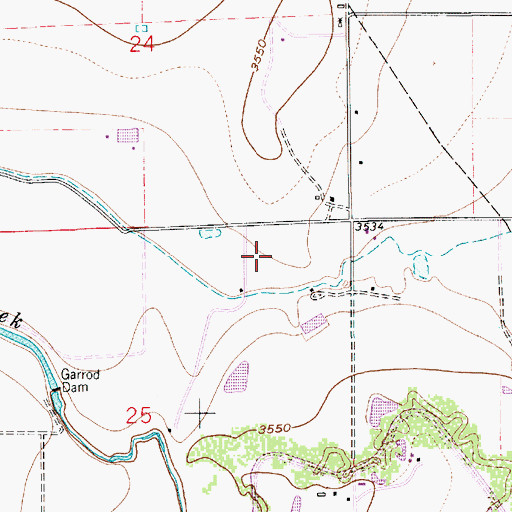 Topographic Map of 13021 Water Well, NM