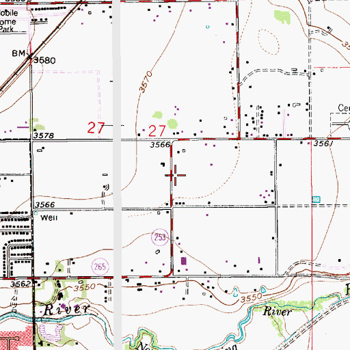 Topographic Map of 13042 Water Well, NM