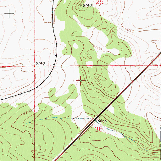 Topographic Map of Indiole, NM