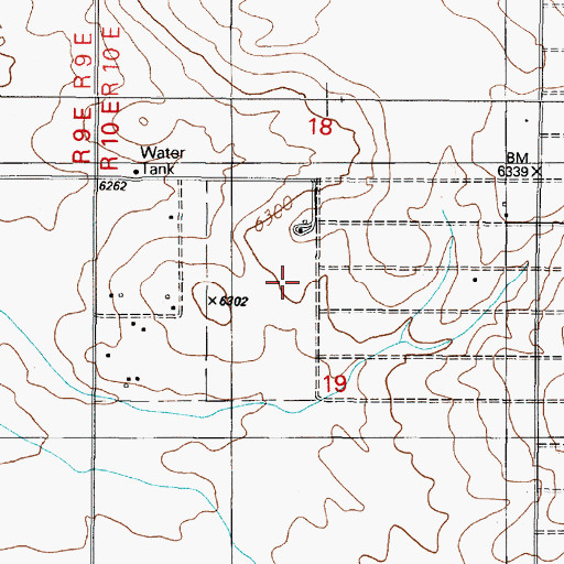 Topographic Map of Estancia Ranchettes, NM