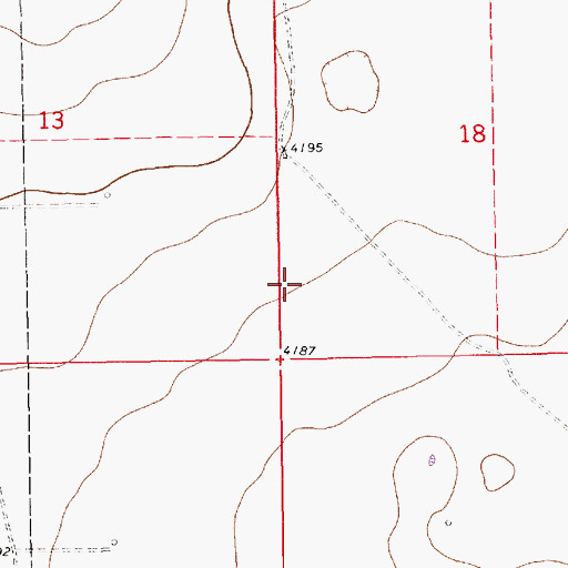 Topographic Map of 12543 Water Well, NM