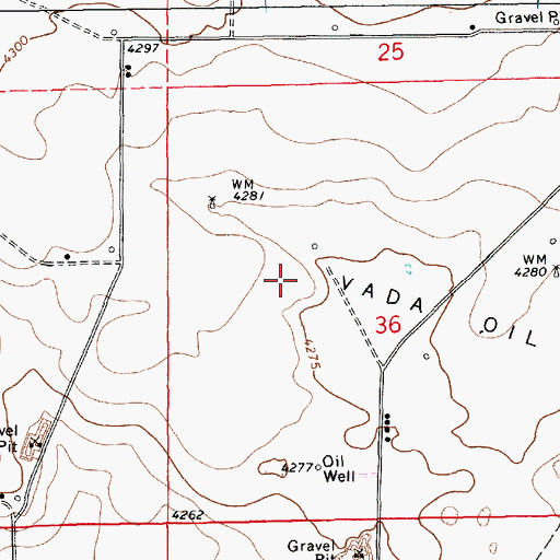Topographic Map of 12838 Water Well, NM