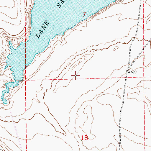 Topographic Map of 13175 Water Well, NM
