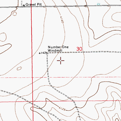 Topographic Map of 05018 Water Well, NM