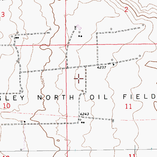 Topographic Map of 13532 Water Well, NM