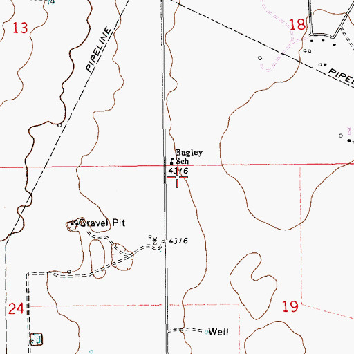 Topographic Map of 13056 Water Well, NM