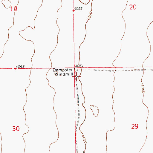 Topographic Map of 13397 Water Well, NM