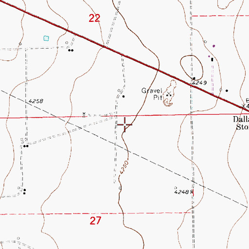 Topographic Map of 05005 Water Well, NM