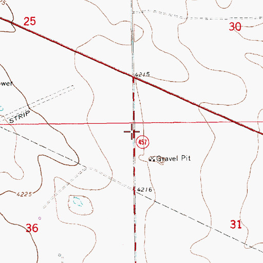 Topographic Map of 10002 Water Well, NM