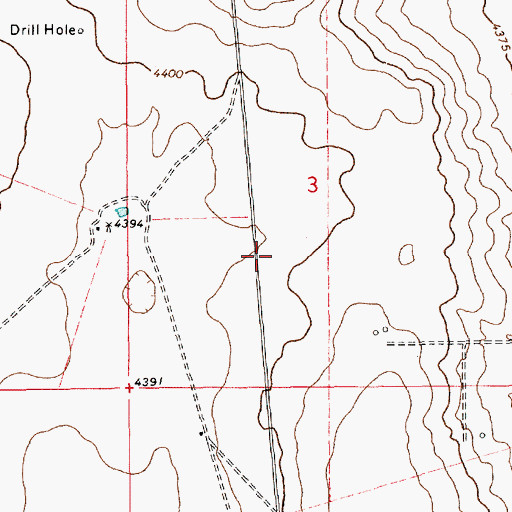 Topographic Map of 13657 Water Well, NM