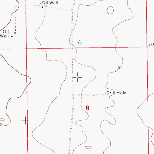 Topographic Map of 10755 Water Well, NM