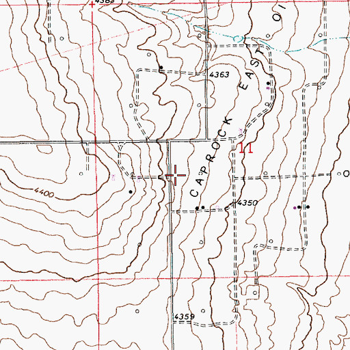 Topographic Map of 05015 Water Well, NM