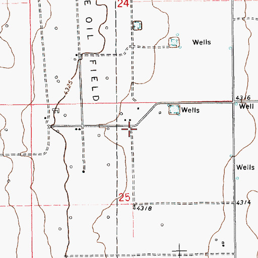 Topographic Map of 05011 Water Well, NM