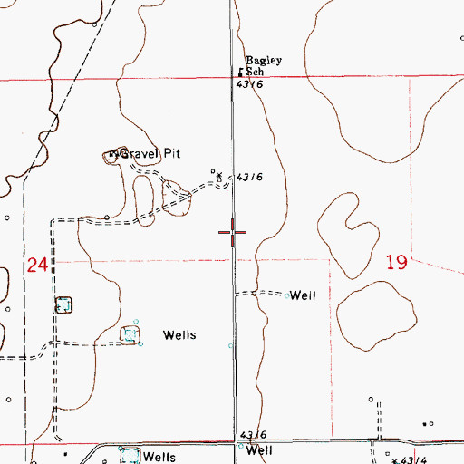 Topographic Map of 05009 Water Well, NM