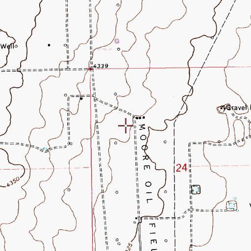 Topographic Map of 05008 Water Well, NM