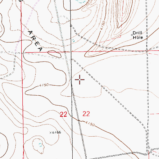 Topographic Map of 10689 Water Well, NM