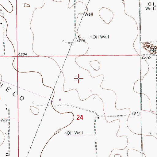 Topographic Map of 10671 Water Well, NM